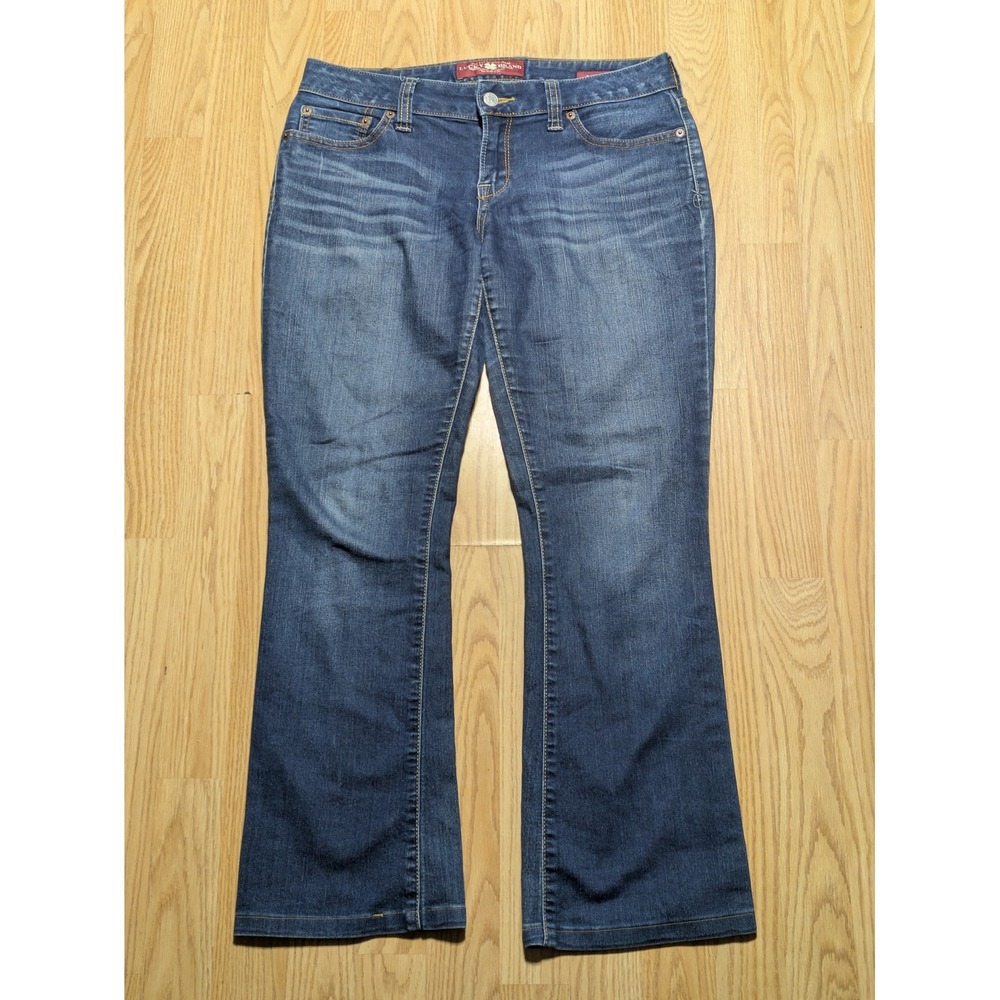 Lucky Brand Womens Lola Boot Cut Jeans Blue Denim 4/27 Regular